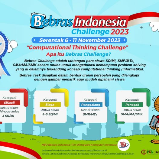 flyer Tantangan Bebras 2023